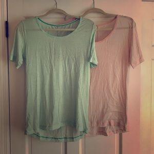 lululemon semi sheer workout t-shirt